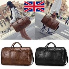 PU Leather Duffle Weekend Bag