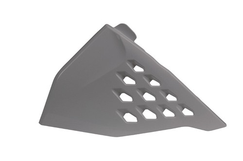 Rtech side cover airbox gray - rtech,