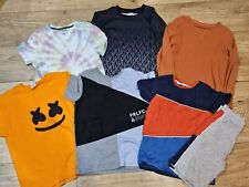 Boys Clothes 7-8 Years 7 Piece Bundle Pyjamas Tops Jumper Tu Next River Island