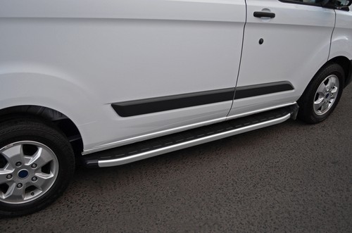 Aluminium side steps bars - aluminium,