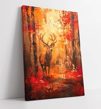PAINTING OF A STAG IN THE