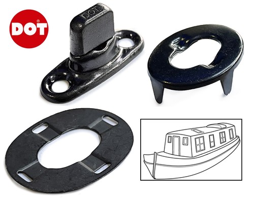 Dot black oxide 6mm narrowboat - dot,