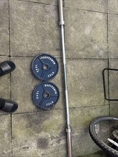 Cast Iron Weight Plates  Set Pair for Standard 2" inch Barbells & Dumbbell Bars