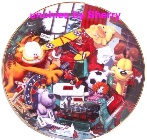 Garfield collector plate all - garfield,
