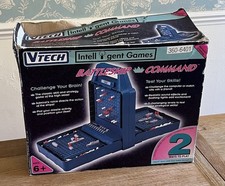 Electronic Talking Vtech Battleship Command Working Vintage Boxed