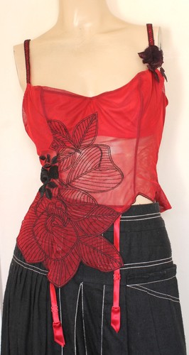Ravage vintage y2k red lace - vintage,