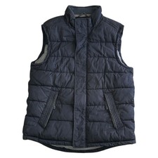 Fat Face Puffer Gilet Jacket Outdoor Walking Black Mens Large