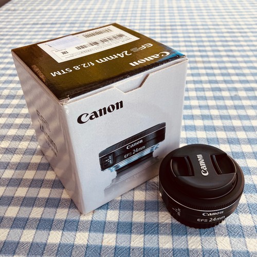 Canon 24mm 8 stm lens - ef-s,