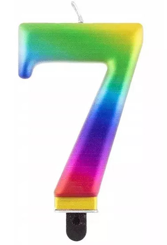 świeczka urodzinowa cyfra 7 - Świeczka,