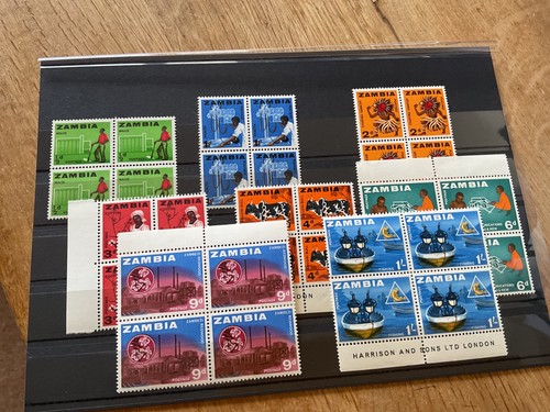 Zambia mint never hinged