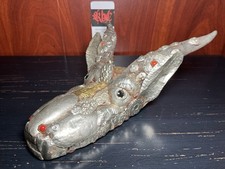 Antique TIBETAN Tantric KAPALA Goat Skull Ritual Decor Embellishment