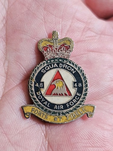 Vintage raf squadron tin - vintage,