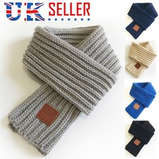 Boy Girl Baby Kids Children Neck Warmer Wrap Winter Warm Scarf Knitting Wool