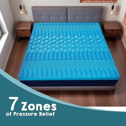 Zone mattress topper memory - 7-zone,