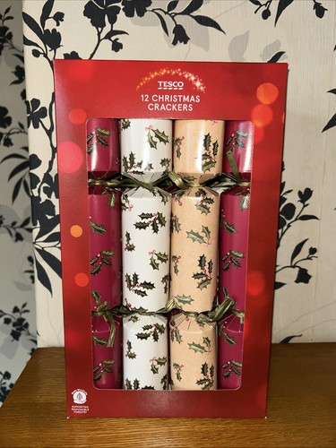 Christmas crackers holly - 12,
