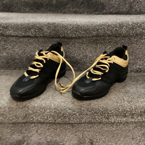 Black gold split sole - gold,