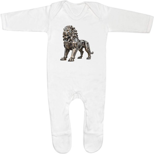 Mechanical lion baby romper - lion',