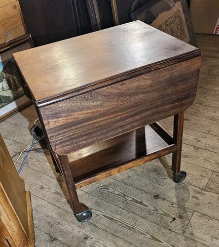 Antique walnut tea - antique, trolley