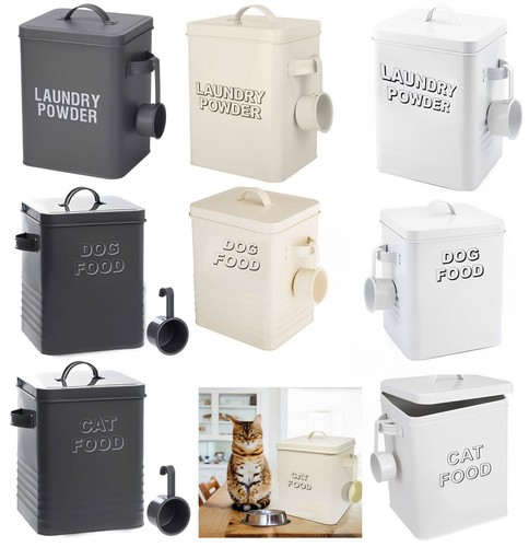 Laundry powder tin dog cat - laundry, &cat