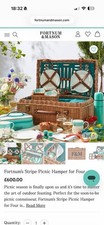 Fortnum stripe picnic - stripe, hamper