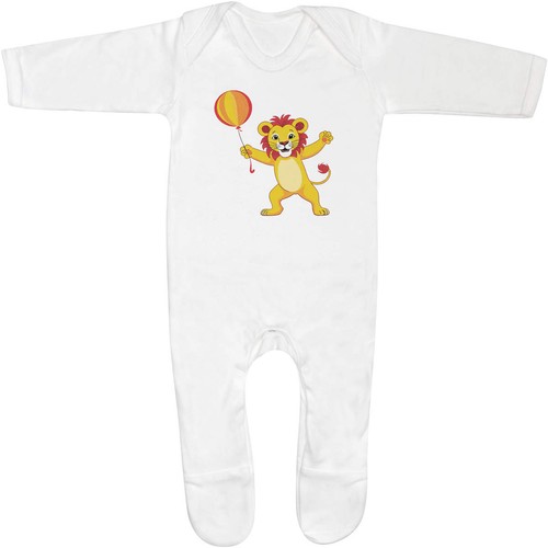 Dancing lion with balloon - 'dancing,