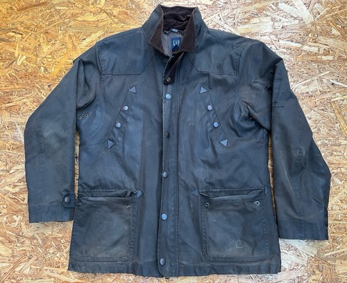 Gap waxed cotton jacket size - waxed,