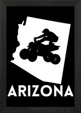 Quad Bike Framed Wall Art