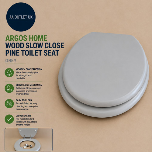 Argos grey pine - grey, wooden