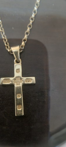 9ct hallmarked belcher chain - 9ct,