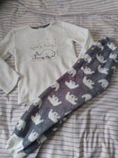 Girls Primark fleece pyjama