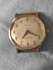 1950's BENRUS 3021 Swiss Mens Watch.  