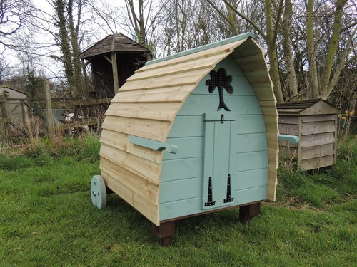 The chicken pod hen house - pod, on