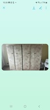 wardrobes and dressing table old fashioned marble effect solid wood.