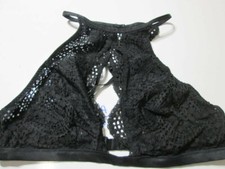 Victoria Secret Bra Size M Black Wireless Unlined Racerback Adjustable Lace