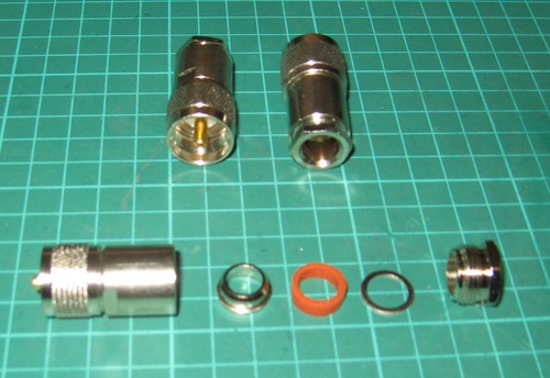 One pl259 plug male connector - pl259,