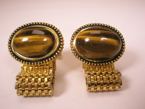 Genuine tiger cabochon eye - genuine, tiger's