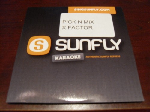 Sunfly karaoke disc pick mix - sunfly,