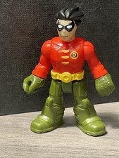 Imaginext DC Super Friends ROBIN Poseable Toy Figure Batman Gotham City Heroes