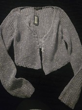 Boohoo Cropped Cardigan  Size