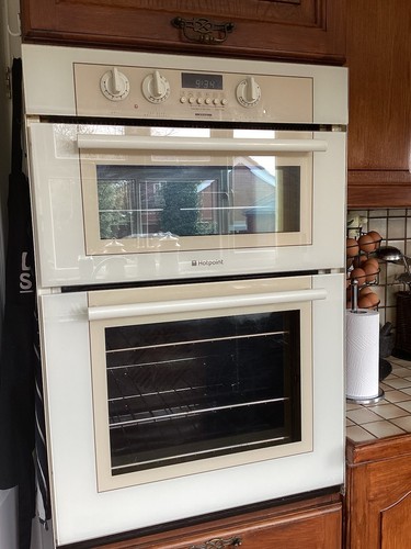 Built double oven with - in,