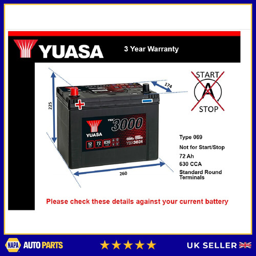 Battery fits daihatsu - battery,