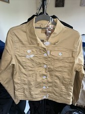 Camel Coloured Denim Jacket 