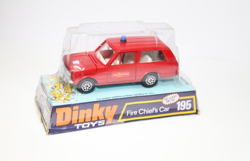 Dinky 195 range rover - range, fire