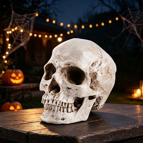 Realistic human skull - realistic,