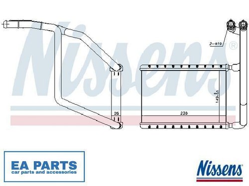 Heat exchanger interior - exchanger,,
