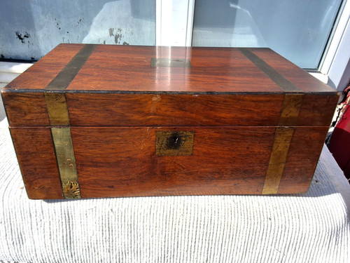Antique rosewood wood brass - antique,