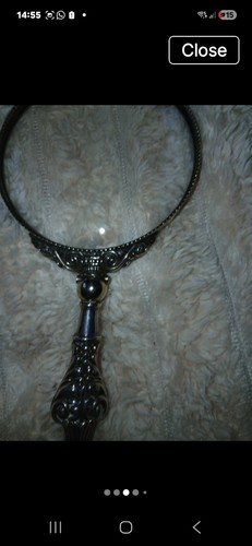 Edwardian magnifying glass - magnifying,