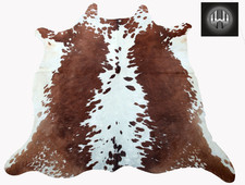 SALE! 100% Natural Cow Hide Rug Cowhide Skin Hairon Leather Floor Carpet