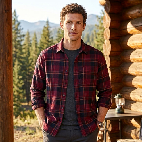 Eddie bauer men red - bauer, l