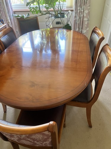 Bradley yew extending table - yew,